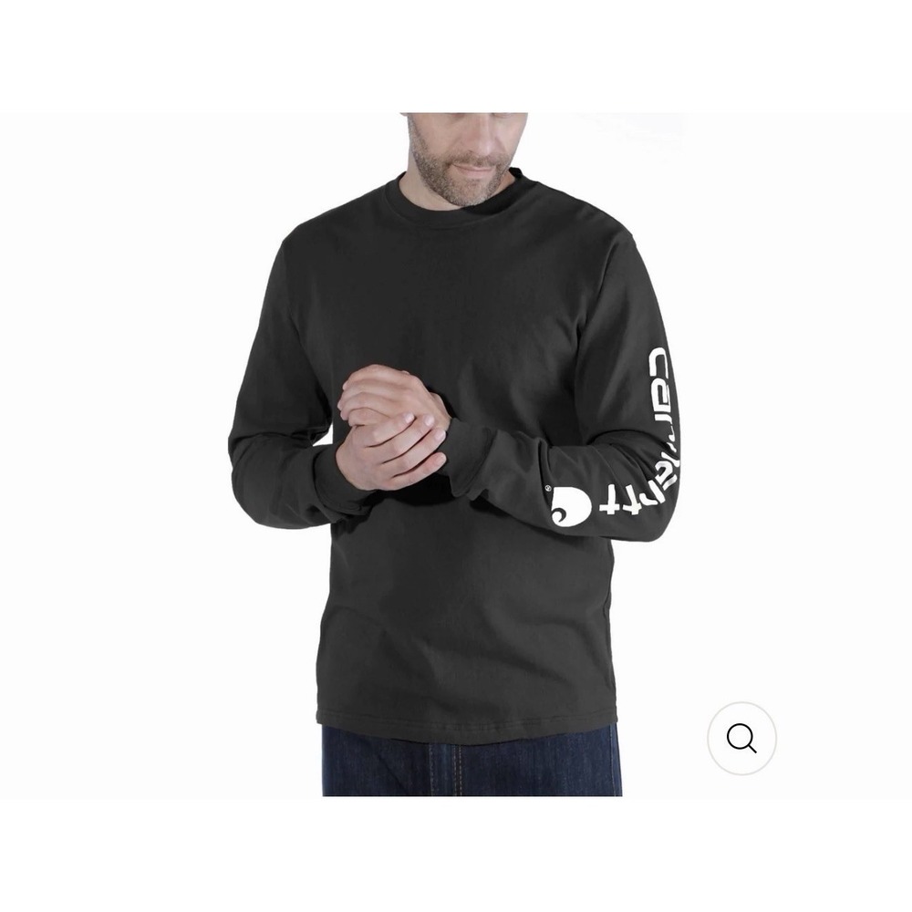 Carhartt Heavyweight Relaxed Fit Long-Sleeve Logo T-Shirt EK231